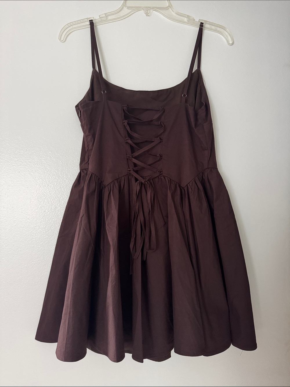 Peppermayo Brown Spaghetti-Strap Mini Dress - Picture 4 of 5